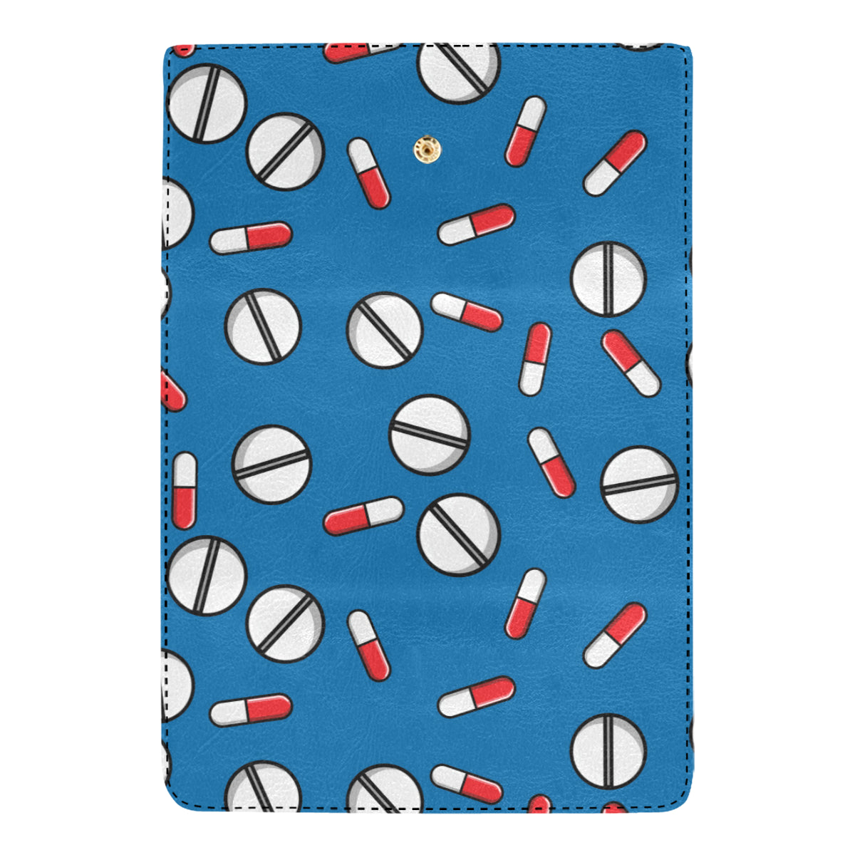 Pill Pattern Print Design A05 Women's Trifold Wallet