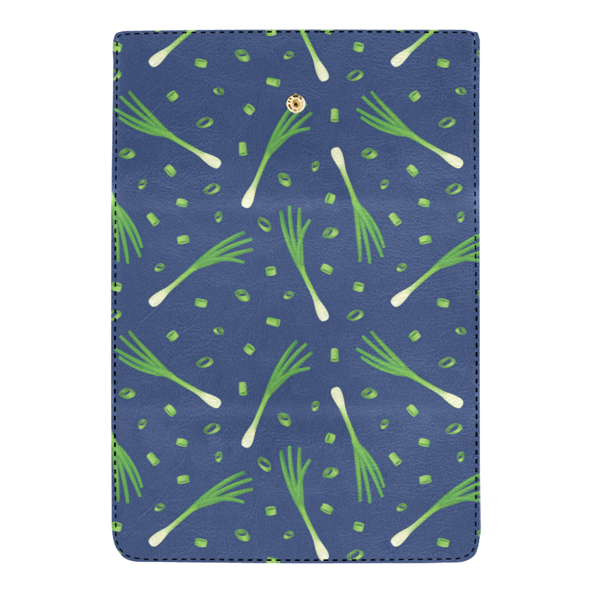 Leek Pattern Print Design 02 Women's Trifold Wallet