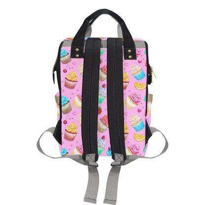 Cupcake Pattern Print Design CP05 Diaper Bag Backpack