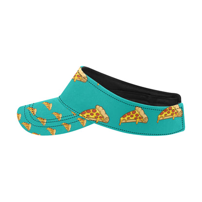 Pizza Pattern Print Design A03 Unisex Sun Visor