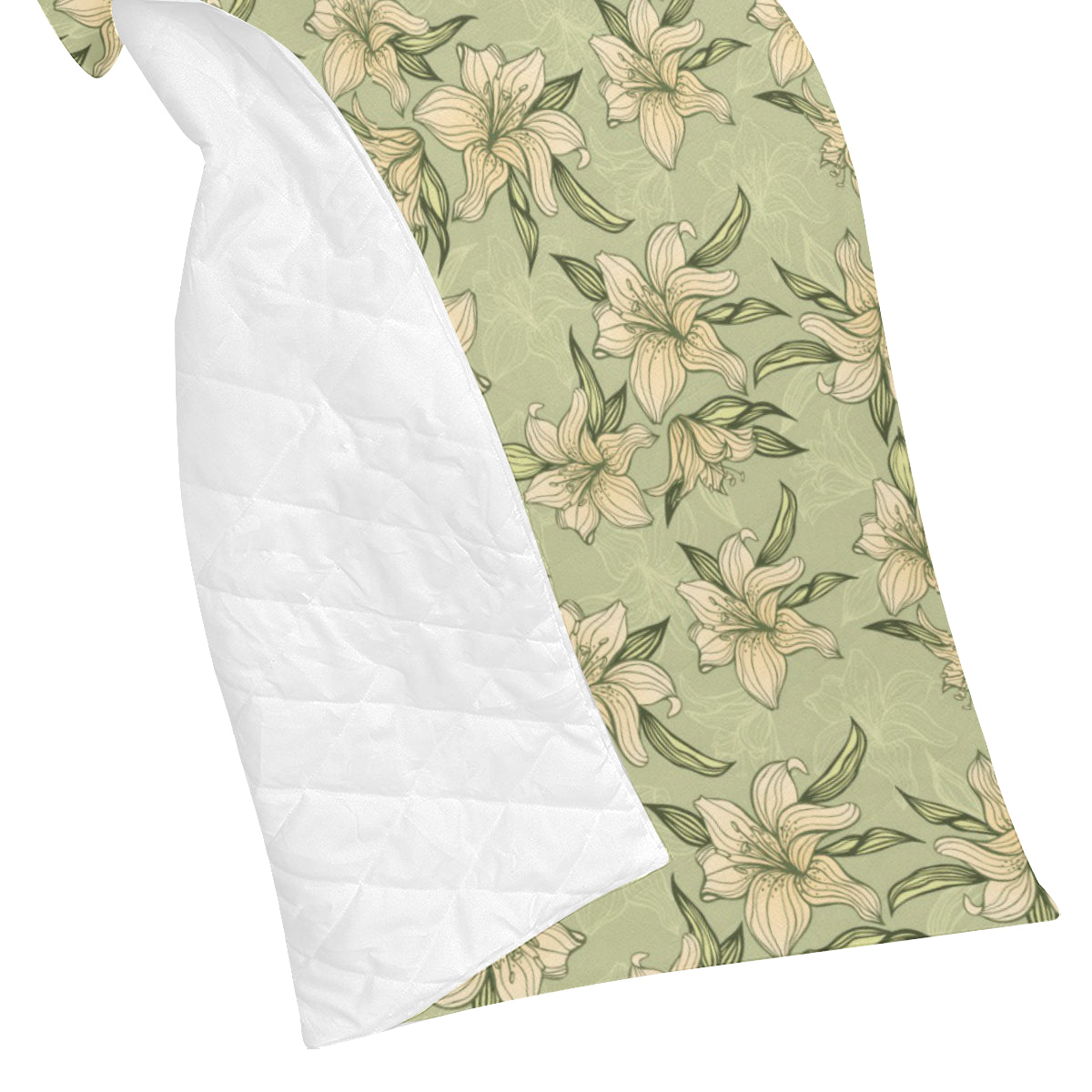 Lily Pattern Print Design LY06 Premium Quilt