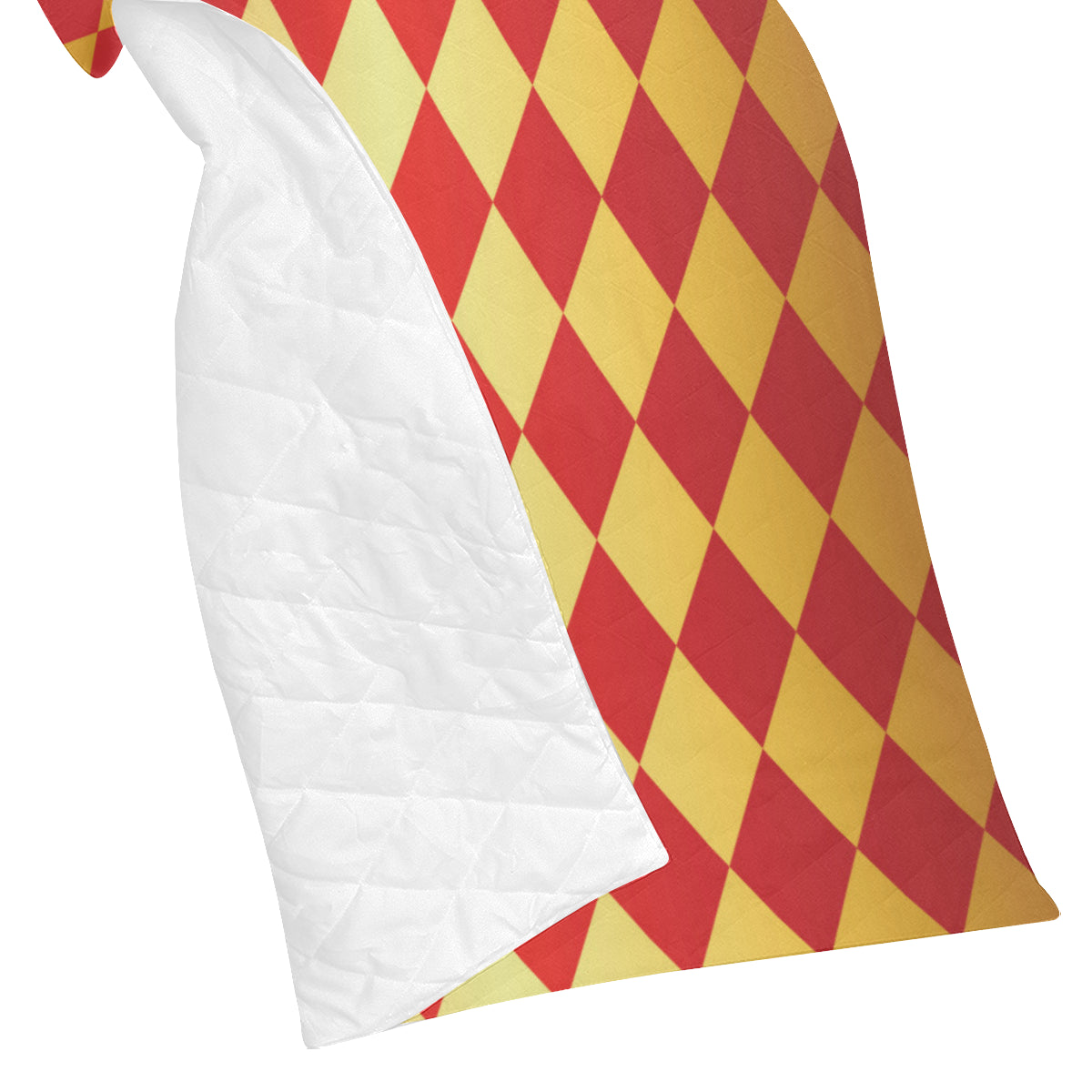 Harlequin Pattern Print Design 03 Premium Quilt