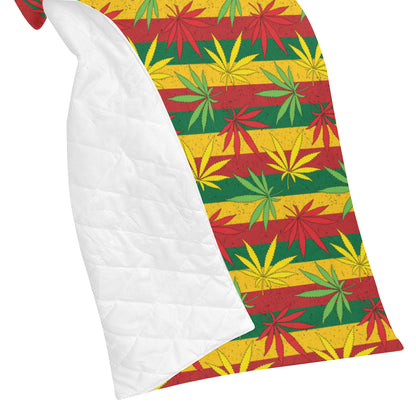 Rasta Pattern Print Design A03 Premium Quilt