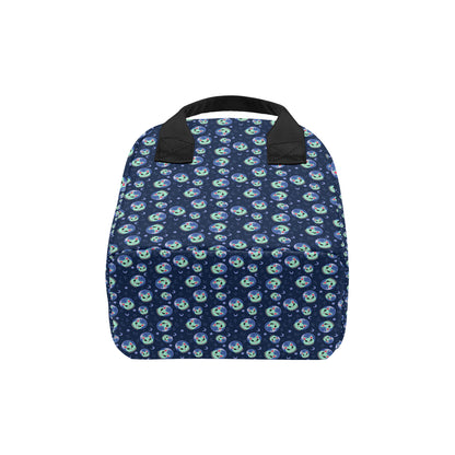 Alien Cat Insulated Lunch Bag