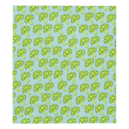 Broccoli Pattern Print Design 02 Premium Quilt