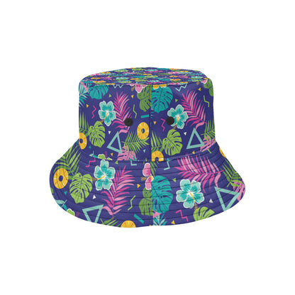 Hawaiian Themed Pattern Print Design H014 Unisex Bucket Hat