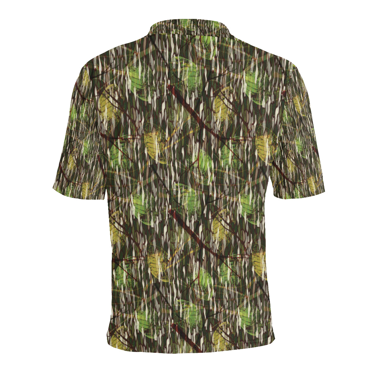 Camouflage Realtree Pattern Print Design 02 Men Polo Shirt