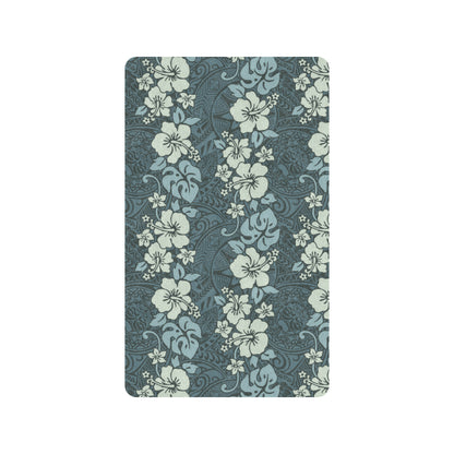 Flower Hawaiian Hibiscus Style Print Pattern Rubber Doormat