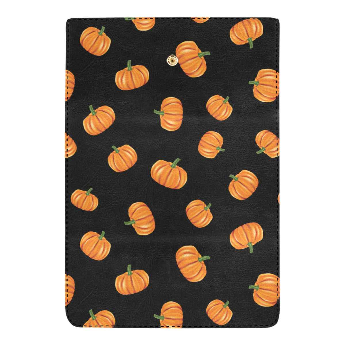 Pumpkin Pattern Print Design A05 Women's Trifold Wallet