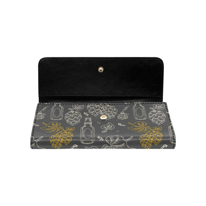 Hope Pattern Print Design 01 Women's Trifold Wallet