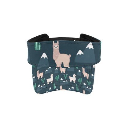 Llama Pattern Print Design 06 Unisex Sun Visor