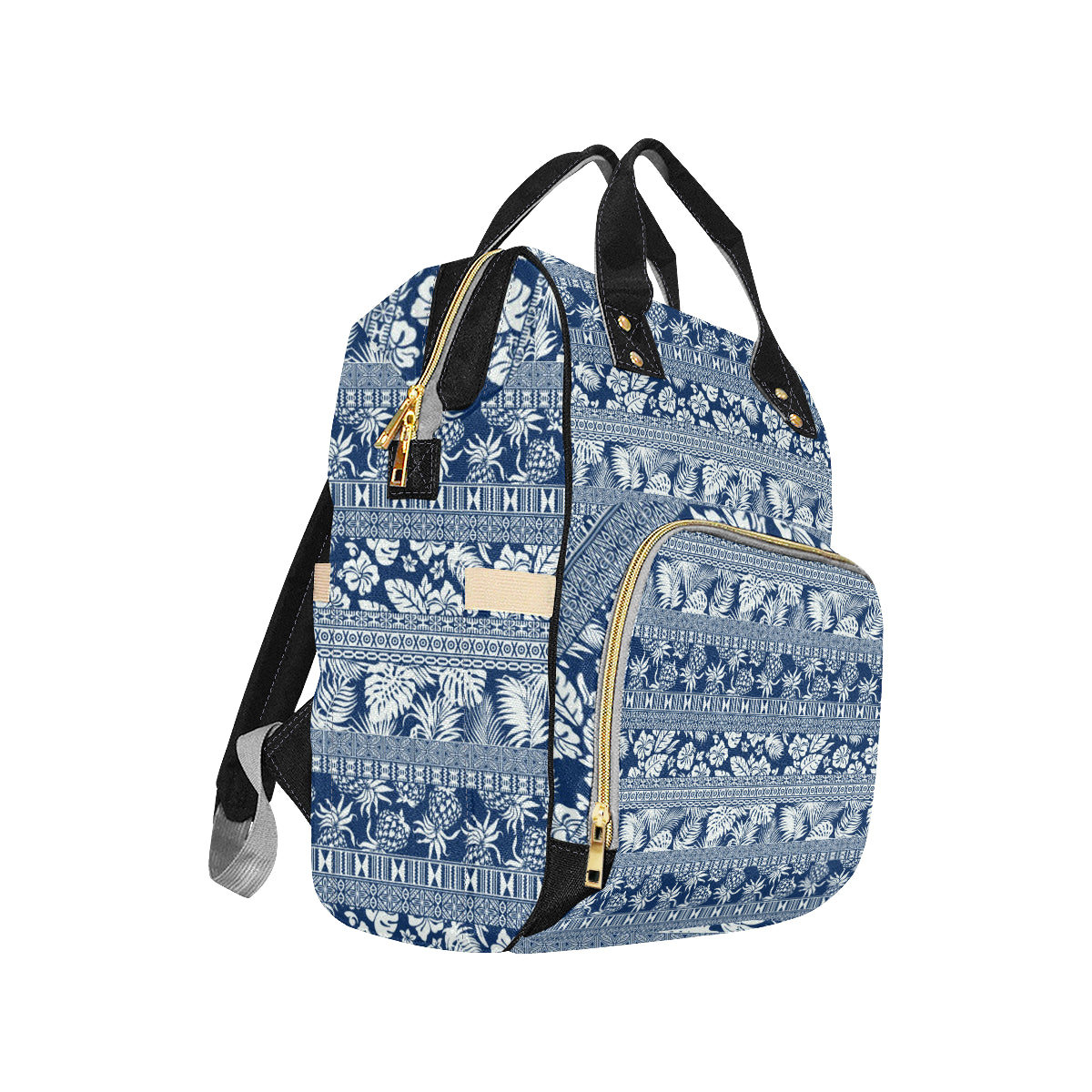Hawaiian Themed Pattern Print Design H020 Diaper Bag Backpack