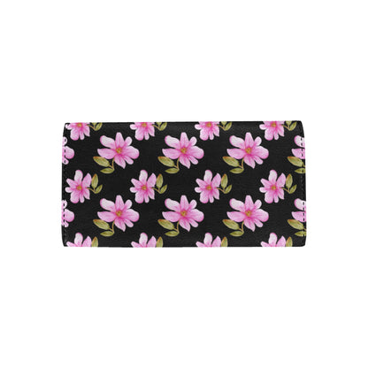 Magnolia Pattern Print Design MAG06 Women's Trifold Wallet