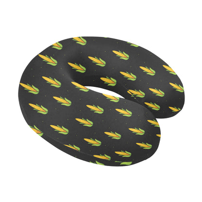 Corn Pattern Print Design 04 U-Shaped Travel Neck Pillow
