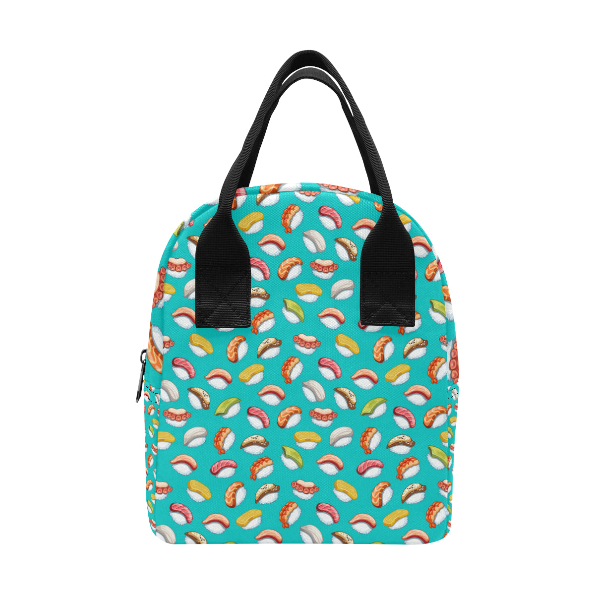 Sushi Themed Print Insulated Lunch Bag