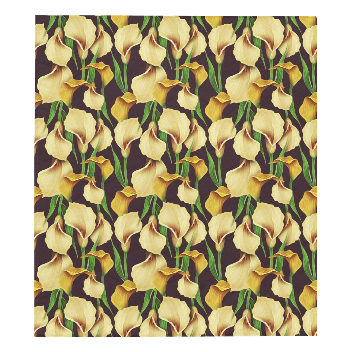 Lily Pattern Print Design LY013 Premium Quilt