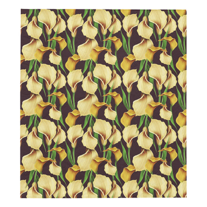 Lily Pattern Print Design LY013 Premium Quilt