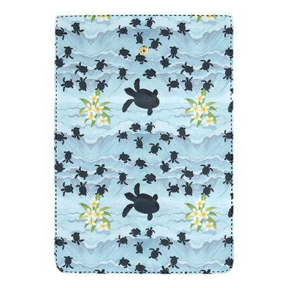 Sea Turtle Pattern Print Design T011 Women's Trifold Wallet