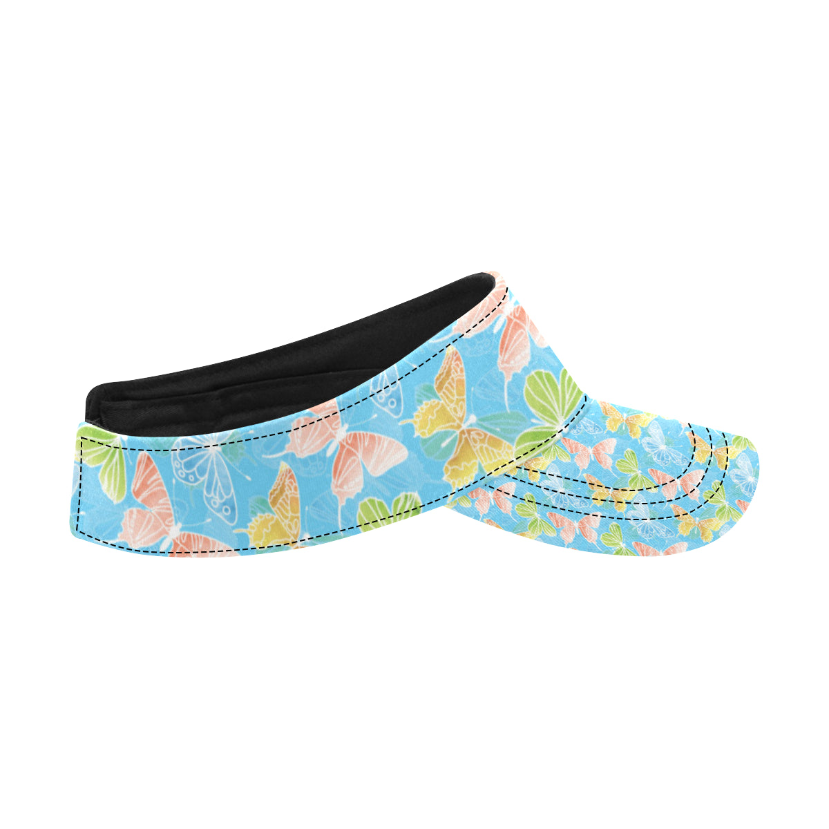 Butterfly Pattern Print Design 05 Unisex Sun Visor