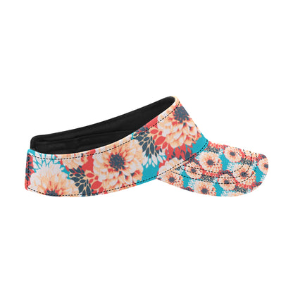 Dahlia Pattern Print Design DH05 Unisex Sun Visor