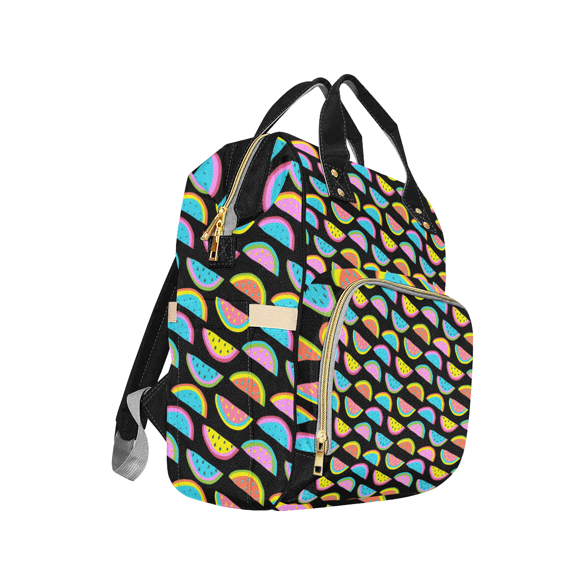 Watermelon Pattern Print Design WM08 Diaper Bag Backpack