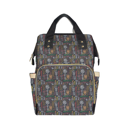 Barbecue Pattern Print Design 03 Diaper Bag Backpack