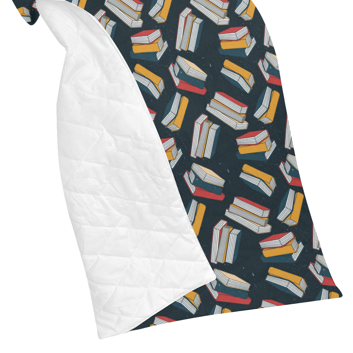 Book Pattern Print Design 07 Premium Quilt