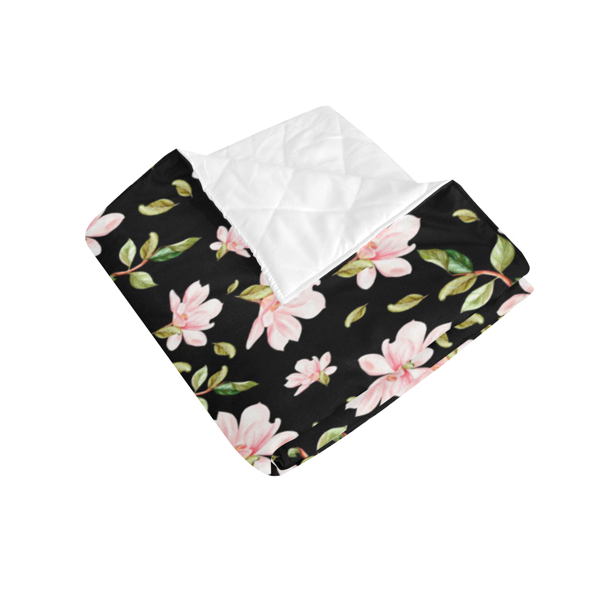 Magnolia Pattern Print Design MAG01 Premium Quilt