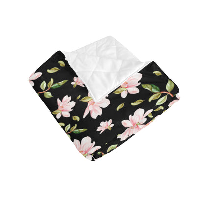 Magnolia Pattern Print Design MAG01 Premium Quilt