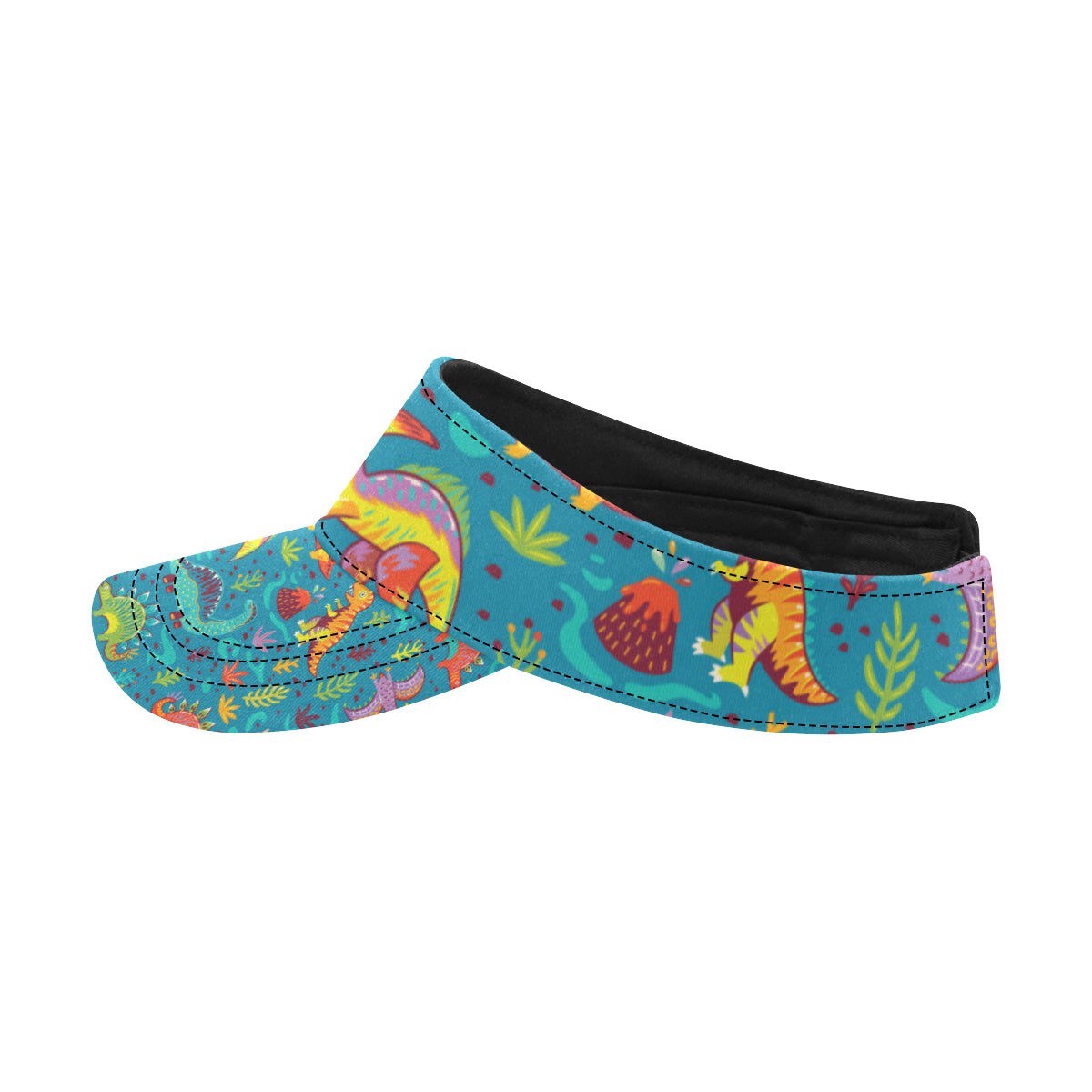 Dinosaur Cartoon Style Unisex Sun Visor