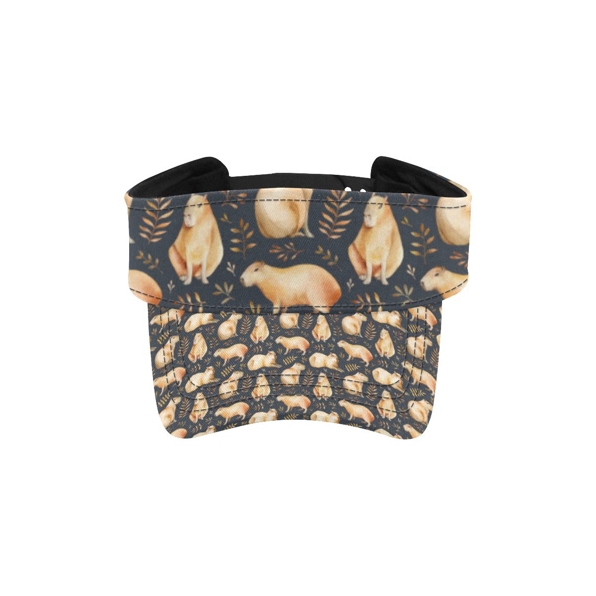 Capybara Pattern Print Design 02 Unisex Sun Visor