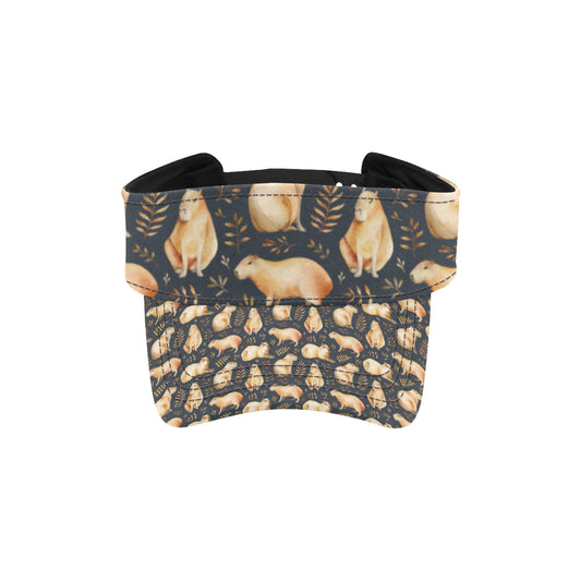 Capybara Pattern Print Design 02 Unisex Sun Visor
