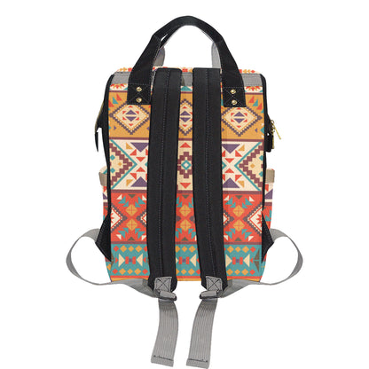 Navajo Pattern Print Design A01 Diaper Bag Backpack