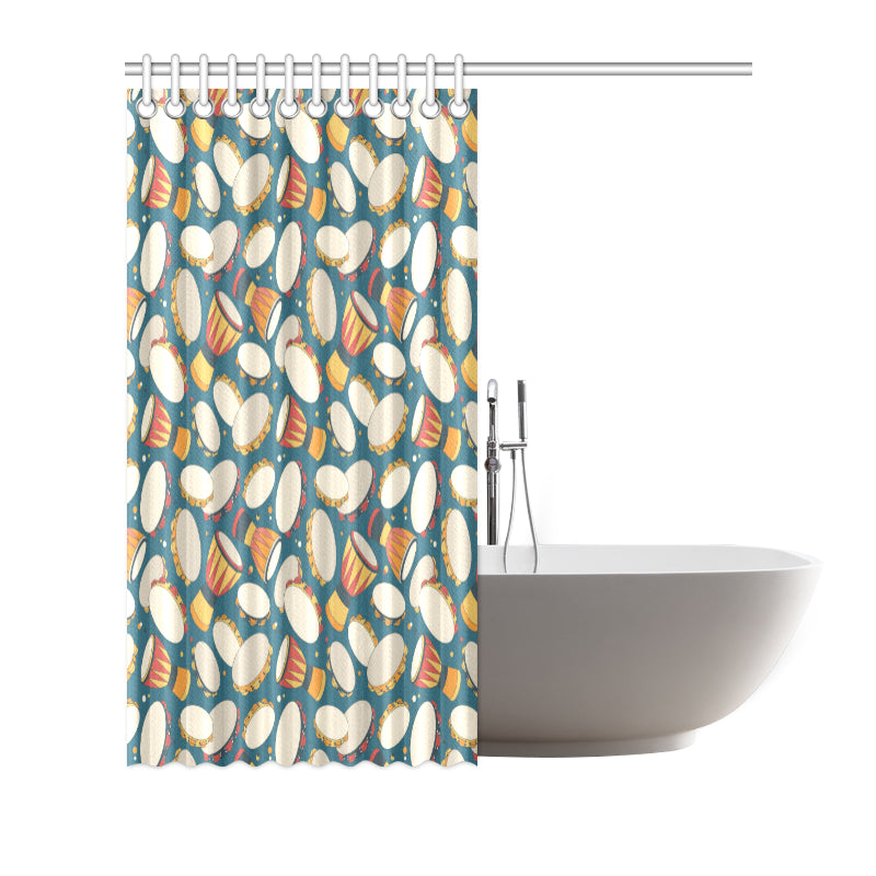 Tambourine Pattern Print Design 01 Shower Curtain