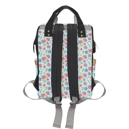 Crochet Pattern Print Design 01 Diaper Bag Backpack