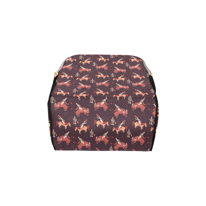 Rodeo Pattern Print Design A01 Diaper Bag Backpack
