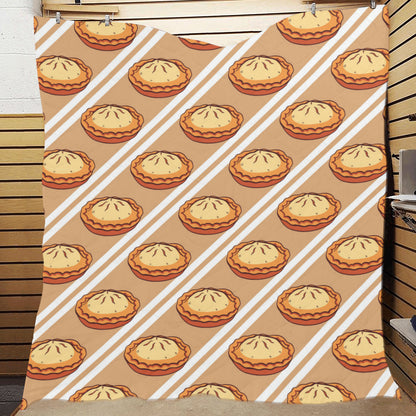 Pie Pattern Print Design A02 Premium Quilt
