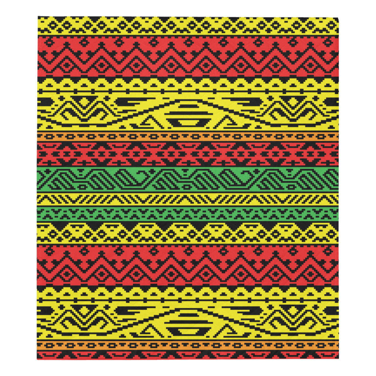 Rastafarian Pattern Print Design A02 Premium Quilt