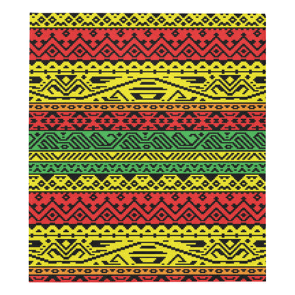 Rastafarian Pattern Print Design A02 Premium Quilt