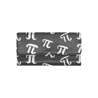 Pi Day Pattern Print Design A02 Women's Trifold Wallet