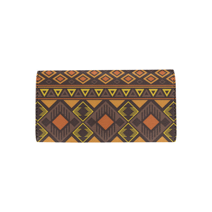 Navajo Pattern Print Design A06 Women's Trifold Wallet