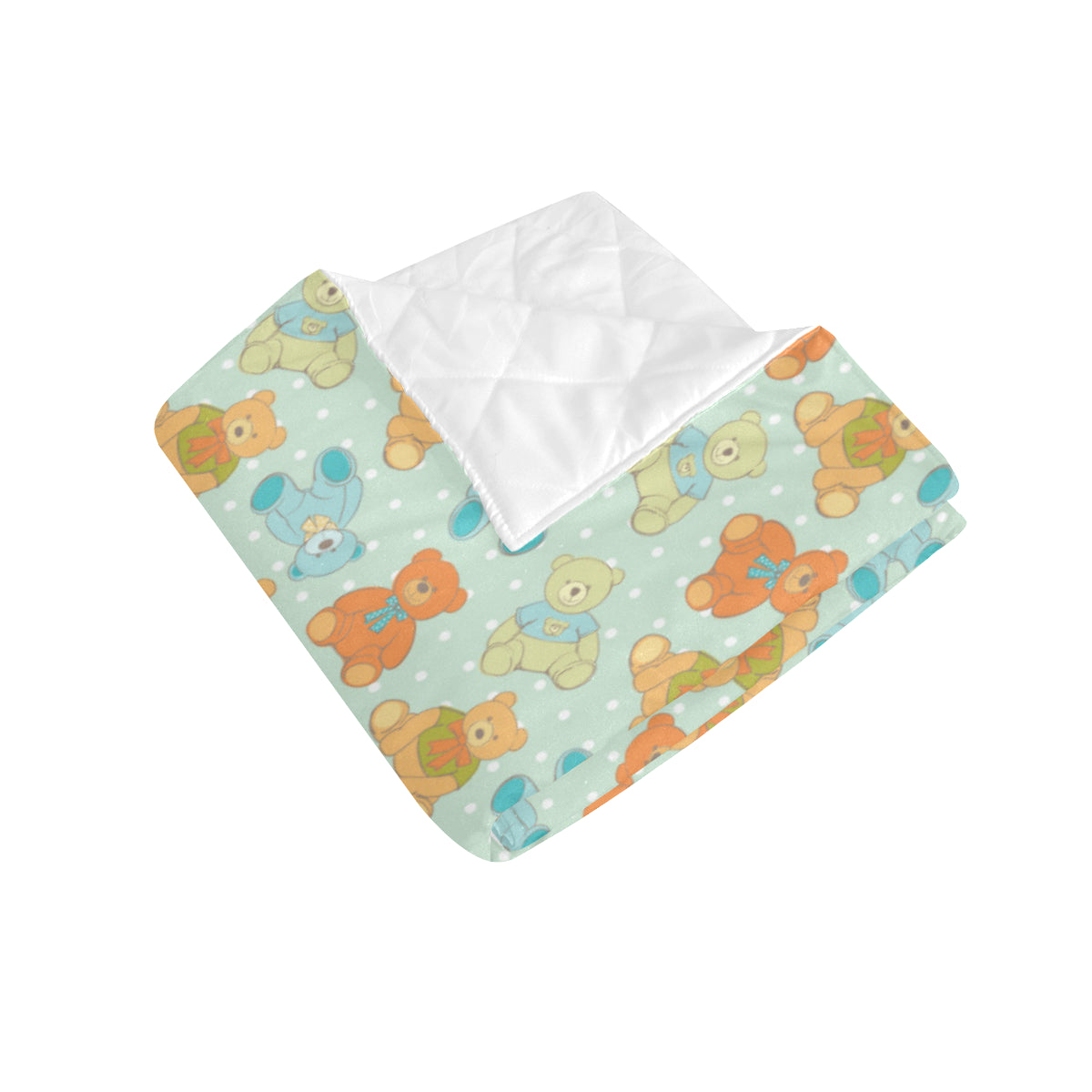 Bear Pattern Print Design 02 Premium Quilt