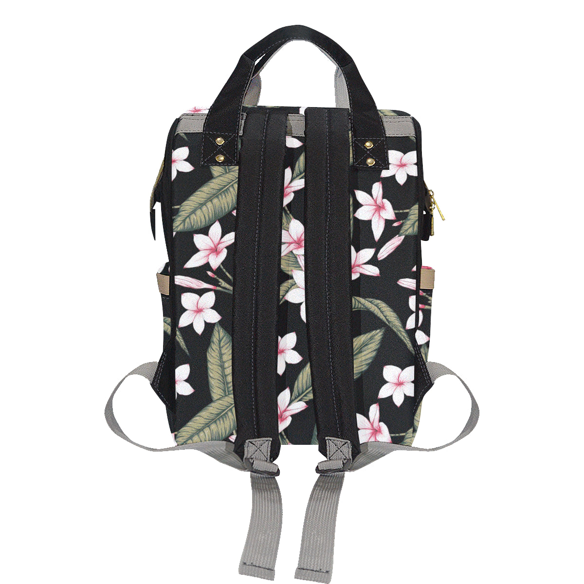 Plumeria Pattern Print Design PM021 Diaper Bag Backpack