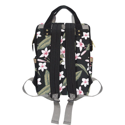 Plumeria Pattern Print Design PM021 Diaper Bag Backpack