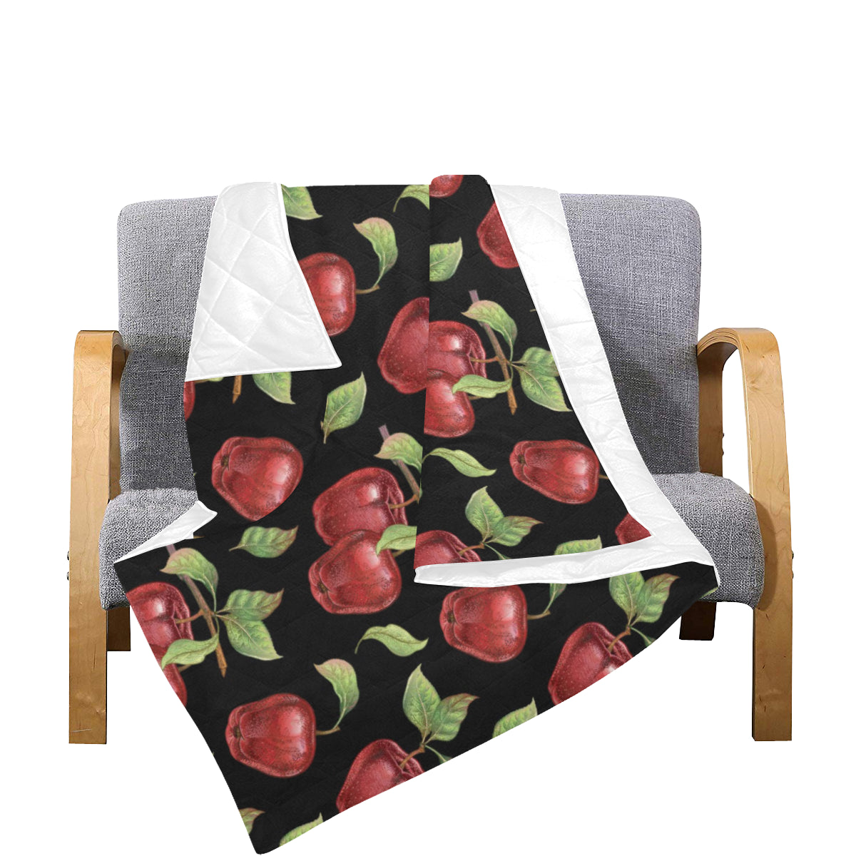 Apple Pattern Print Design AP011 Premium Quilt