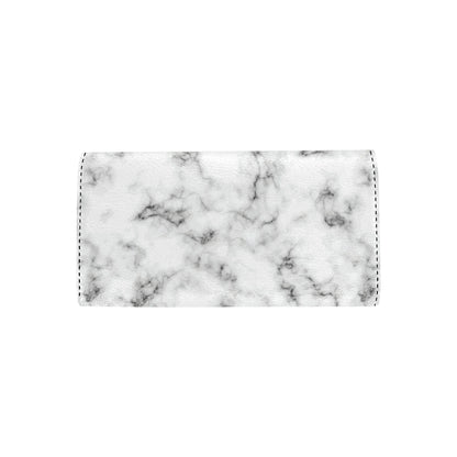 Marble Pattern Print Design 01 Women's Trifold Wallet