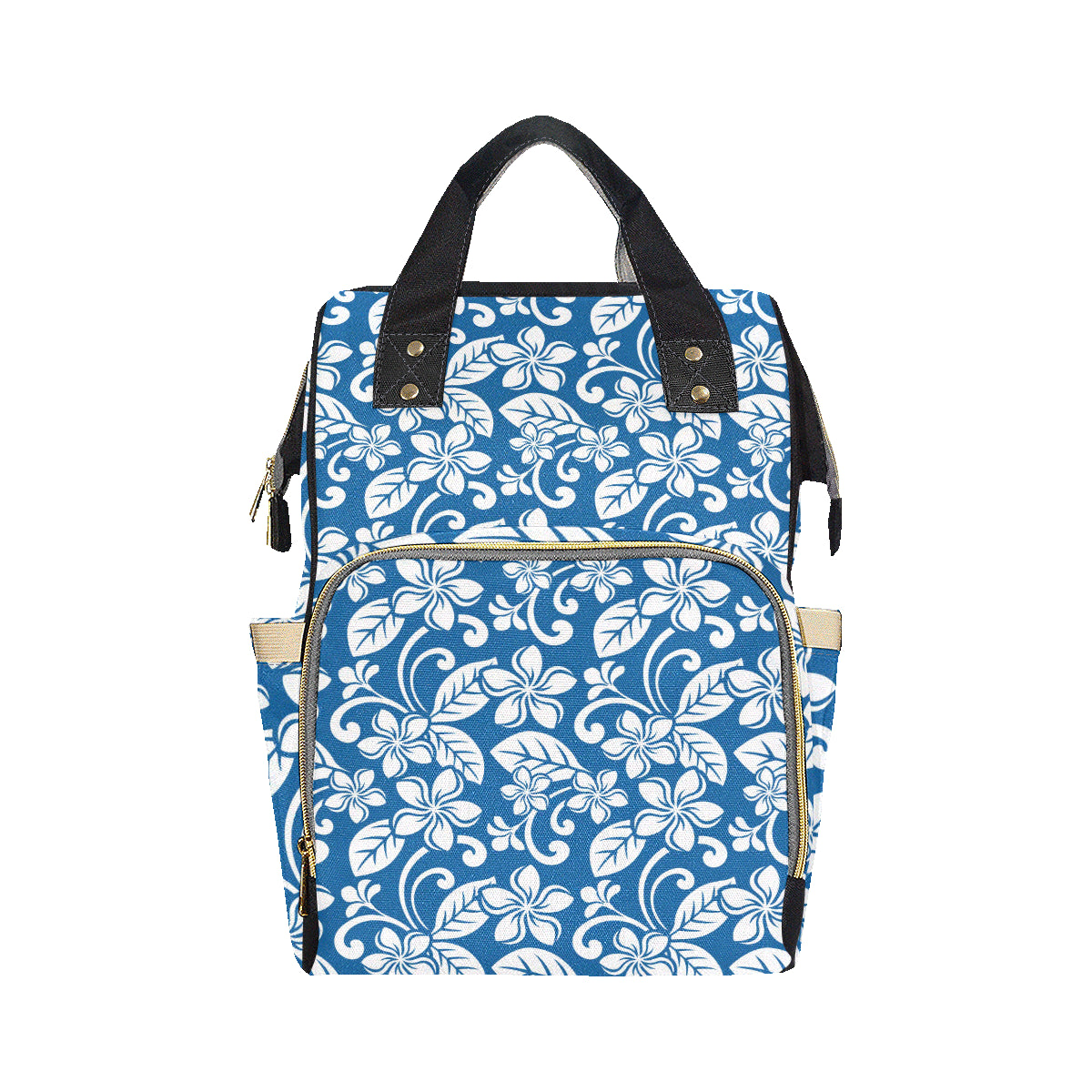 Plumeria Pattern Print Design PM013 Diaper Bag Backpack