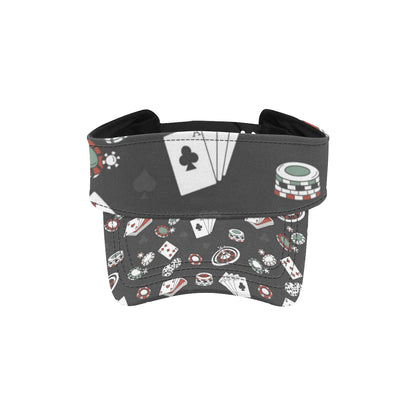 Casino Pattern Print Design 02 Unisex Sun Visor