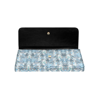 City  Pattern Print Design 03 Women's Trifold Wallet