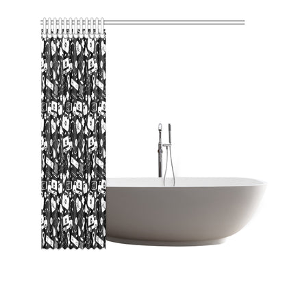 Medical Pattern Print Design 01 Shower Curtain